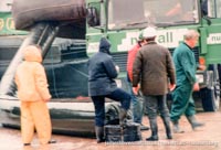 BH7 being moved to The Hovercraft Museum